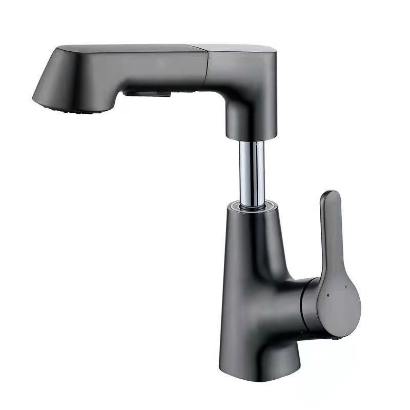 Modern Faucet 1-Handle and 1-Hole Copper with Pull out Sprayer Faucet Clearhalo 'Home Improvement' 'home_improvement' 'home_improvement_kitchen_faucets' 'Kitchen Faucets' 'Kitchen Remodel & Kitchen Fixtures' 'Kitchen Sinks & Faucet Components' 'kitchen_faucets' 1200x1200_ae915d0d-0d93-4ba9-bb48-563813e0a864