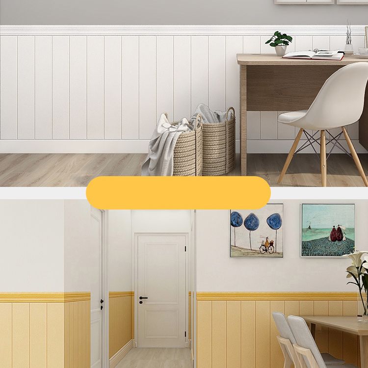 Contemporary Wainscoting Indoor Peel and Press Wainscoting with Waterproof Clearhalo 'Flooring 'Home Improvement' 'home_improvement' 'home_improvement_wall_paneling' 'Wall Paneling' 'wall_paneling' 'Walls & Ceilings' Walls and Ceiling' 1200x1200_aeb96f50-8094-41f9-829f-7e1754b61d88