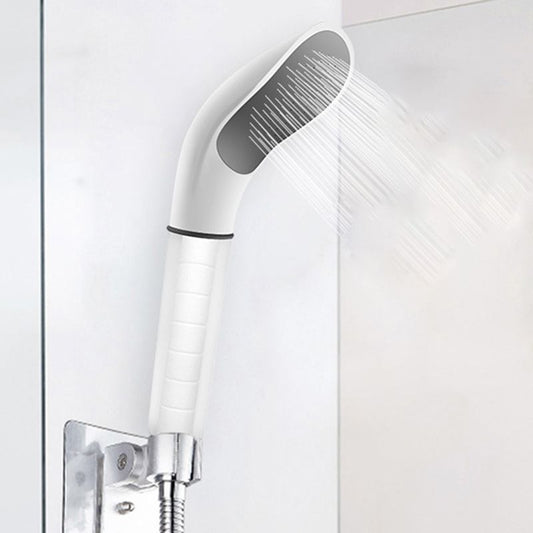 Plastic Handheld Shower Head Contemporary Wall-mounted Shower Head Clearhalo 'Bathroom Remodel & Bathroom Fixtures' 'Home Improvement' 'home_improvement' 'home_improvement_shower_heads' 'Shower Heads' 'shower_heads' 'Showers & Bathtubs Plumbing' 'Showers & Bathtubs' 1200x1200_aebe39ac-7596-4dd8-9b97-f03c6bae5c4f