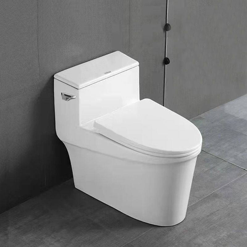 Glossy White Ceramic Toilet Bowl Modern Indoor All-In-One Toilet Clearhalo 'Bathroom Remodel & Bathroom Fixtures' 'Home Improvement' 'home_improvement' 'home_improvement_toilets' 'Toilets & Bidets' 'Toilets' 1200x1200_aef636d7-9992-4b01-8b99-d3681d0b92a7