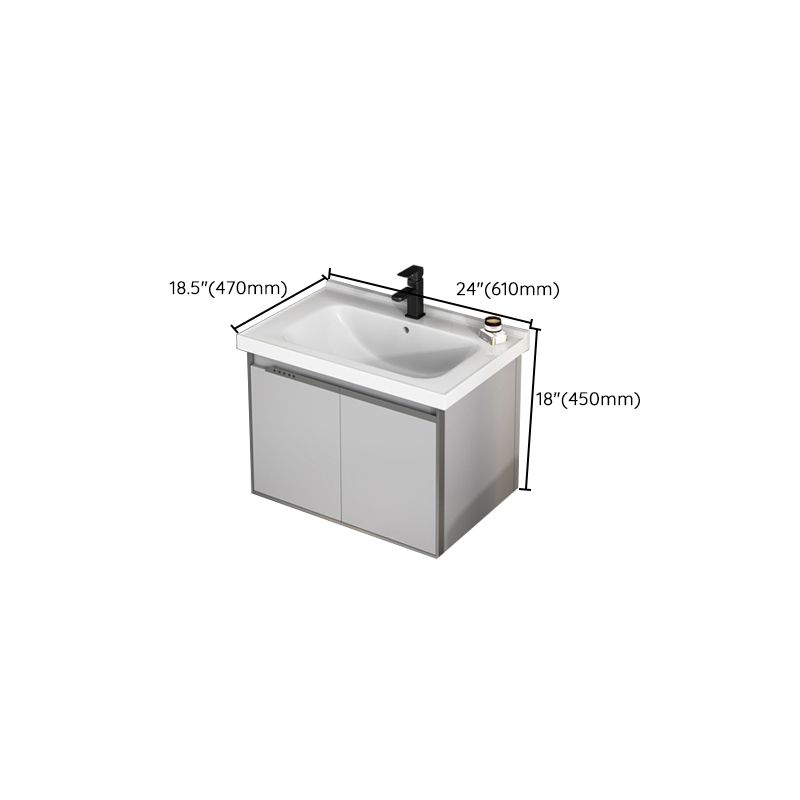 Wall Mount Bathroom Vanity Modern Faucet Included Bathroom Vanity Set Clearhalo 'Bathroom Remodel & Bathroom Fixtures' 'Bathroom Vanities' 'bathroom_vanities' 'Home Improvement' 'home_improvement' 'home_improvement_bathroom_vanities' 1200x1200_af04e7de-771a-4f4e-9c54-61a31d292836