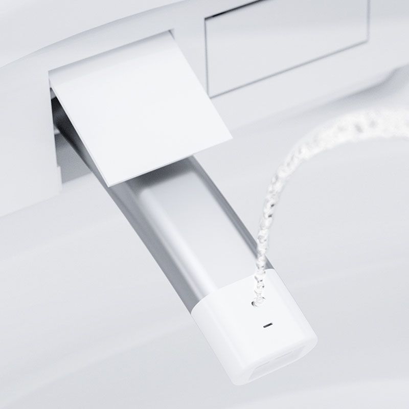 White Egg Shaped Electronic Elongated Toilet Floor Standing Bidet Clearhalo 'Bathroom Remodel & Bathroom Fixtures' 'Bidets' 'Home Improvement' 'home_improvement' 'home_improvement_bidets' 'Toilets & Bidets' 1200x1200_af14de8c-1cef-4254-845e-bd15312ea731