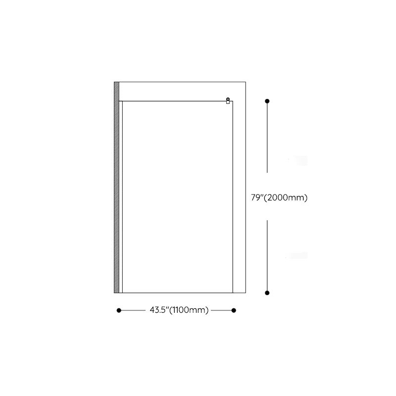 Tempered Glass Transparent Alcove Shower Enclosure with Header Clearhalo 'Bathroom Remodel & Bathroom Fixtures' 'Home Improvement' 'home_improvement' 'home_improvement_shower_stalls_enclosures' 'Shower Stalls & Enclosures' 'shower_stalls_enclosures' 'Showers & Bathtubs' 1200x1200_af15275b-7685-435f-b4be-d263ddfb212b