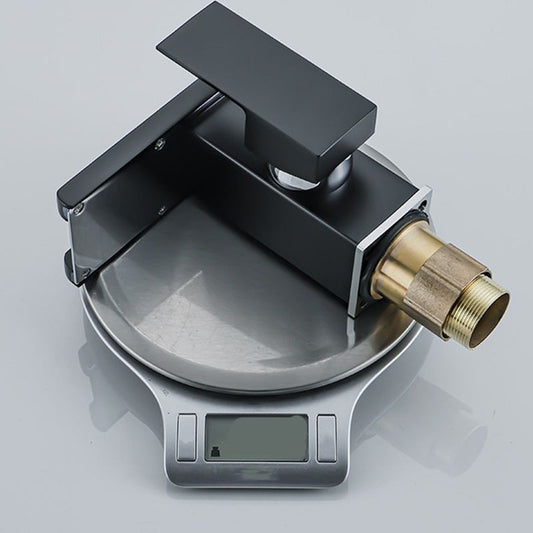 Contemporary Sink Faucet Solid Color Low Arc Bathroom Vessel Faucet Clearhalo 'Bathroom Remodel & Bathroom Fixtures' 'Bathroom Sink Faucets' 'Bathroom Sinks & Faucet Components' 'bathroom_sink_faucets' 'Home Improvement' 'home_improvement' 'home_improvement_bathroom_sink_faucets' 1200x1200_af1fbd83-33e4-41f8-b427-4961563d4253