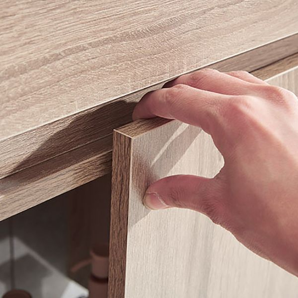 Modern Wood Bathroom Vanity Set Freestanding Single-Sink Bath Vanity Clearhalo 'Bathroom Remodel & Bathroom Fixtures' 'Bathroom Vanities' 'bathroom_vanities' 'Home Improvement' 'home_improvement' 'home_improvement_bathroom_vanities' 1200x1200_af3e9b76-a24c-4c54-a202-9aa950acd86f