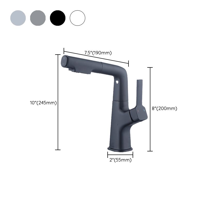 1 Handles Contemporary Vessel Sink Faucet 1 Hole Faucet for Bathroom Clearhalo 'Bathroom Remodel & Bathroom Fixtures' 'Bathroom Sink Faucets' 'Bathroom Sinks & Faucet Components' 'bathroom_sink_faucets' 'Home Improvement' 'home_improvement' 'home_improvement_bathroom_sink_faucets' 1200x1200_af44510a-4b8d-4fa1-9ab8-21d76daa1247