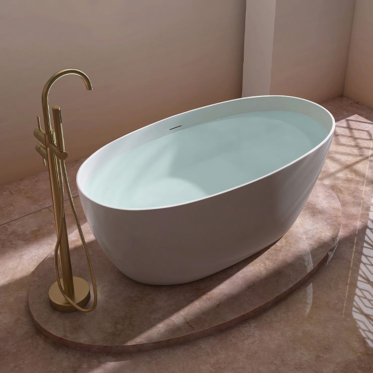 Antique Finish Soaking Bathtub Oval Modern Stand Alone Bath Tub Clearhalo 'Bathroom Remodel & Bathroom Fixtures' 'Bathtubs' 'Home Improvement' 'home_improvement' 'home_improvement_bathtubs' 'Showers & Bathtubs' 1200x1200_af77779d-c90e-4ff4-8757-943be97c8e82
