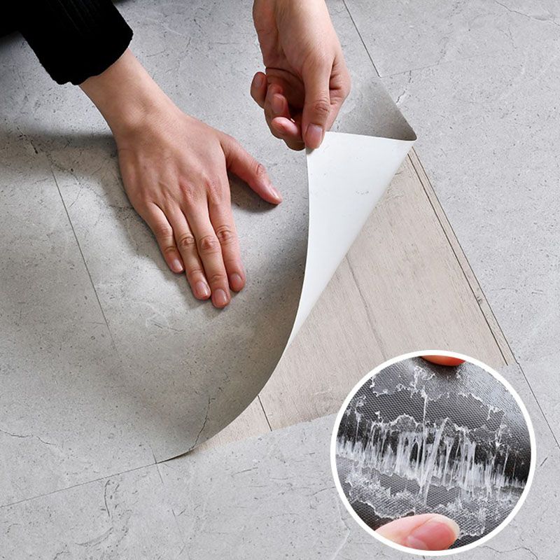 Modern Peel and Stick Tiles Square Vinyl Peel & Stick Field Tile Clearhalo 'Flooring 'Home Improvement' 'home_improvement' 'home_improvement_vinyl_flooring' 'Vinyl Flooring' 'vinyl_flooring' Walls and Ceiling' 1200x1200_af968cb2-eb5f-494f-bb9e-2c6deac50280