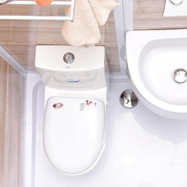 Double Sliding Shower Stall Tempered Glass Shower Stall with Hand Shower Clearhalo 'Bathroom Remodel & Bathroom Fixtures' 'Home Improvement' 'home_improvement' 'home_improvement_shower_stalls_enclosures' 'Shower Stalls & Enclosures' 'shower_stalls_enclosures' 'Showers & Bathtubs' 1200x1200_afd157b0-de9a-4868-b83c-4f51764aeb14