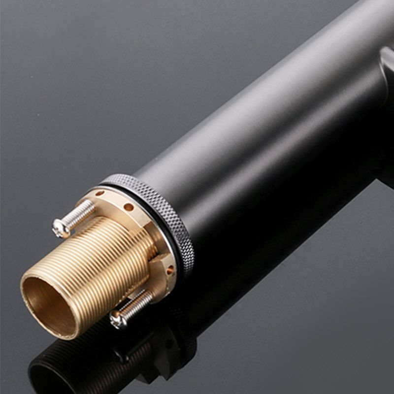 Knob Handle Square Faucet Brass Deck Mounted Bathroom Sink Faucet Clearhalo 'Bathroom Remodel & Bathroom Fixtures' 'Bathroom Sink Faucets' 'Bathroom Sinks & Faucet Components' 'bathroom_sink_faucets' 'Home Improvement' 'home_improvement' 'home_improvement_bathroom_sink_faucets' 1200x1200_afd514b8-815e-460a-99a5-6266bbe1f08d