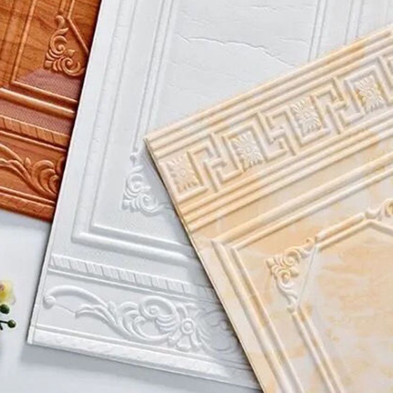 Contemporary Wall Plank 3D Print Bathroom Living Room Wall Panels Set of 10 Clearhalo 'Flooring 'Home Improvement' 'home_improvement' 'home_improvement_wall_paneling' 'Wall Paneling' 'wall_paneling' 'Walls & Ceilings' Walls and Ceiling' 1200x1200_afd6e8d5-e28a-4586-8860-18518b098853