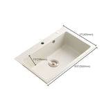 Beige Granite Kitchen Sink with Basket Strainer 2 Holes Sink Clearhalo 'Home Improvement' 'home_improvement' 'home_improvement_kitchen_sinks' 'Kitchen Remodel & Kitchen Fixtures' 'Kitchen Sinks & Faucet Components' 'Kitchen Sinks' 'kitchen_sinks' 1200x1200_afee294a-e697-4812-b7fa-faa4486b3973
