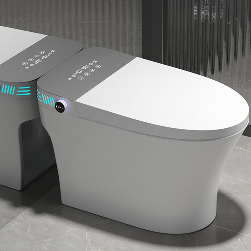 Contemporary Floor Mount Toilet Heated Seat Included Urine Toilet for Bathroom Clearhalo 'Bathroom Remodel & Bathroom Fixtures' 'Home Improvement' 'home_improvement' 'home_improvement_toilets' 'Toilets & Bidets' 'Toilets' 1200x1200_b02294ac-f07b-4671-a2c3-746f3660a16e