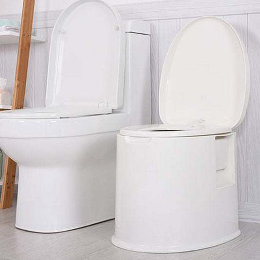 Modern Plastic Toilet Floor Mounted Toilet Bowl with Slow Close Seat for Washroom Clearhalo 'Bathroom Remodel & Bathroom Fixtures' 'Home Improvement' 'home_improvement' 'home_improvement_toilets' 'Toilets & Bidets' 'Toilets' 1200x1200_b051db6d-f8ed-41b2-9baa-a2b04933a4ff