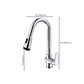 Gooseneck Kitchen Bar Faucet Swivel Spout No Sensor Bar Faucet with Pull down Sprayer Clearhalo 'Home Improvement' 'home_improvement' 'home_improvement_kitchen_faucets' 'Kitchen Faucets' 'Kitchen Remodel & Kitchen Fixtures' 'Kitchen Sinks & Faucet Components' 'kitchen_faucets' 1200x1200_b058c978-8fe4-41e1-8988-b1f05fba7020