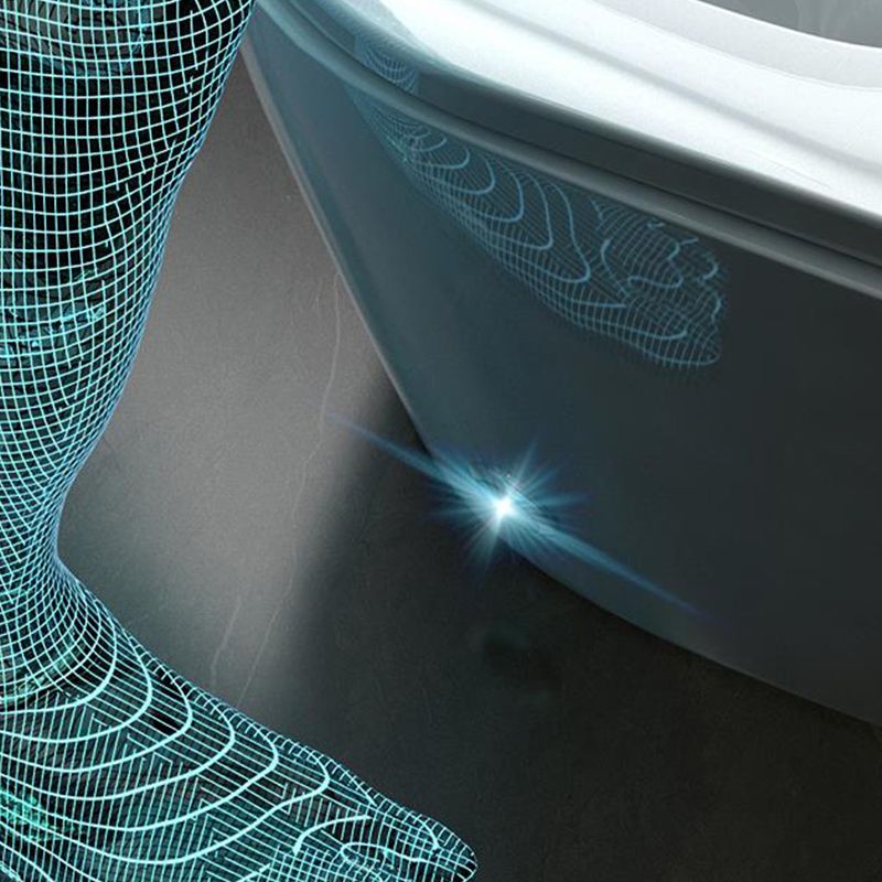 One Piece Toilet Modern Toilet Porcelain Floor Mounted Siphon Jet Flush Toilet Clearhalo 'Bathroom Remodel & Bathroom Fixtures' 'Home Improvement' 'home_improvement' 'home_improvement_toilets' 'Toilets & Bidets' 'Toilets' 1200x1200_b0725723-731d-452b-8b81-9c40f1c6d766