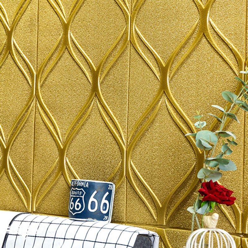 Contemporary Waterproof Wall Plank Stripe Brick Bedroom Wall Panels Clearhalo 'Flooring 'Home Improvement' 'home_improvement' 'home_improvement_wall_paneling' 'Wall Paneling' 'wall_paneling' 'Walls & Ceilings' Walls and Ceiling' 1200x1200_b07f266a-28ad-4d5b-89b7-acc52d2237cb