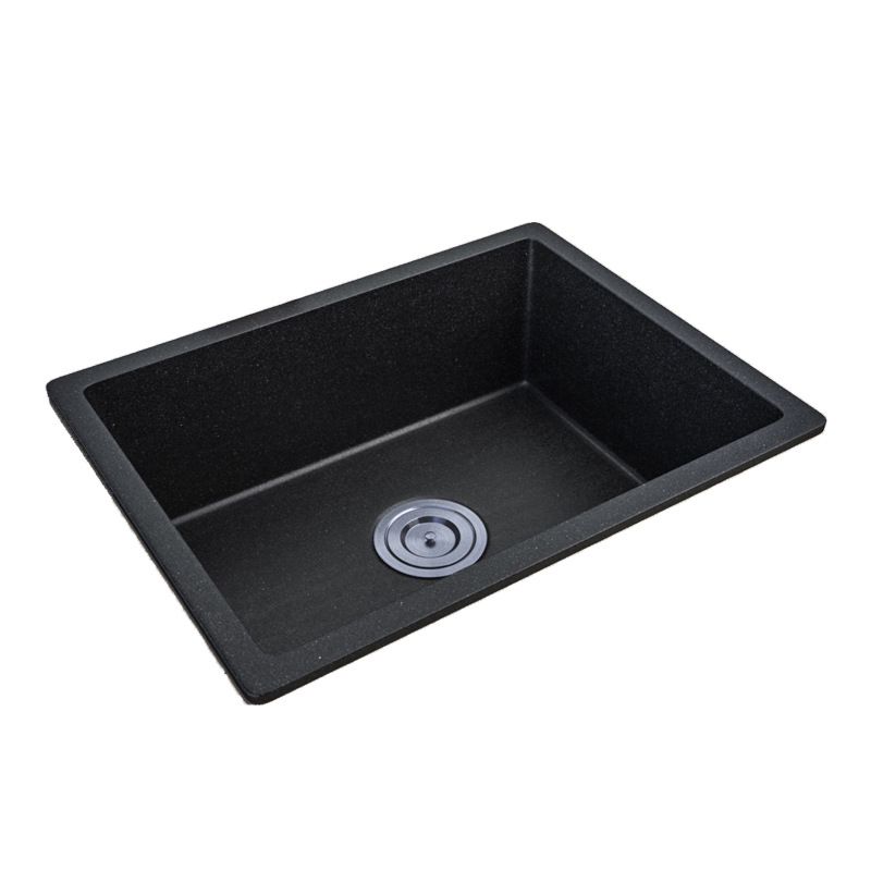 Contemporary Kitchen Sink Black Square Quartz Single Bowl without Faucet Clearhalo 'Home Improvement' 'home_improvement' 'home_improvement_kitchen_sinks' 'Kitchen Remodel & Kitchen Fixtures' 'Kitchen Sinks & Faucet Components' 'Kitchen Sinks' 'kitchen_sinks' 1200x1200_b085662b-99ad-49ad-893b-4014f7a64a7c