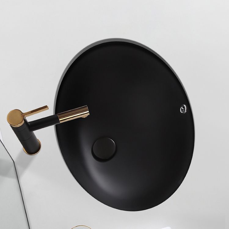 Black Undermount Vanity Sink Modern Porcelain Undermount Vanity Sink Clearhalo 'Bathroom Remodel & Bathroom Fixtures' 'Bathroom Sinks & Faucet Components' 'Bathroom Sinks' 'bathroom_sink' 'Home Improvement' 'home_improvement' 'home_improvement_bathroom_sink' 1200x1200_b0a3b7d6-f376-4a79-855e-a4cdbe040c4d