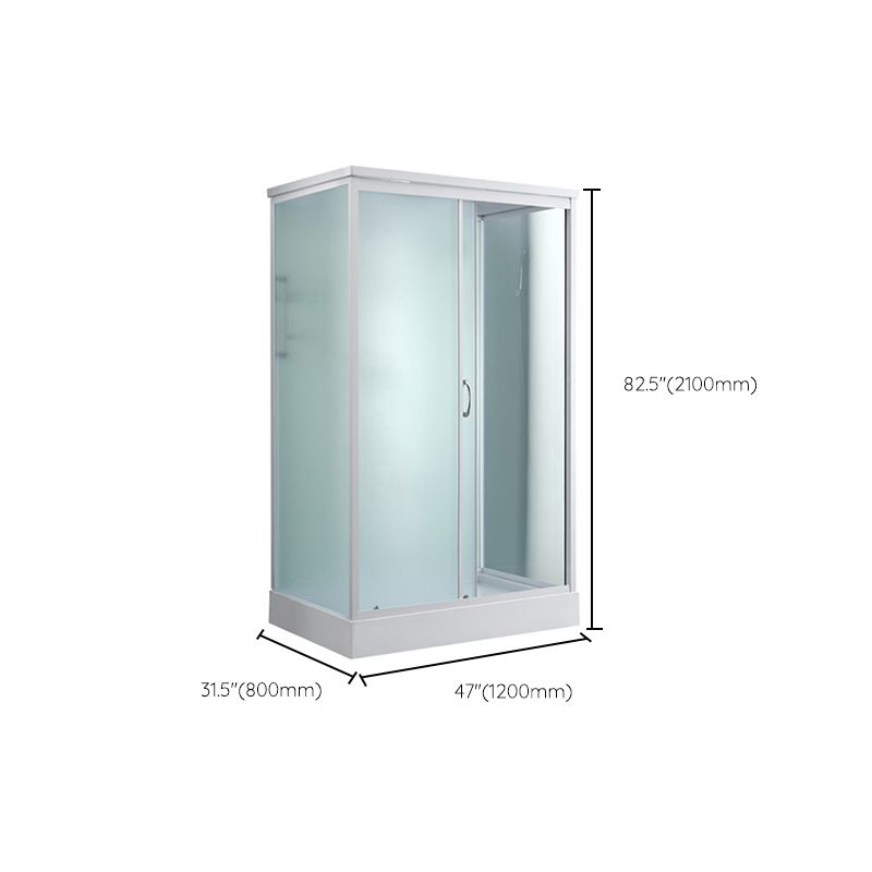 Modern Rectangle Shower Stall Tempered Framed Shower Stall for Bathroom Clearhalo 'Bathroom Remodel & Bathroom Fixtures' 'Home Improvement' 'home_improvement' 'home_improvement_shower_stalls_enclosures' 'Shower Stalls & Enclosures' 'shower_stalls_enclosures' 'Showers & Bathtubs' 1200x1200_b0b48c82-1109-4353-82c1-3896308f78de