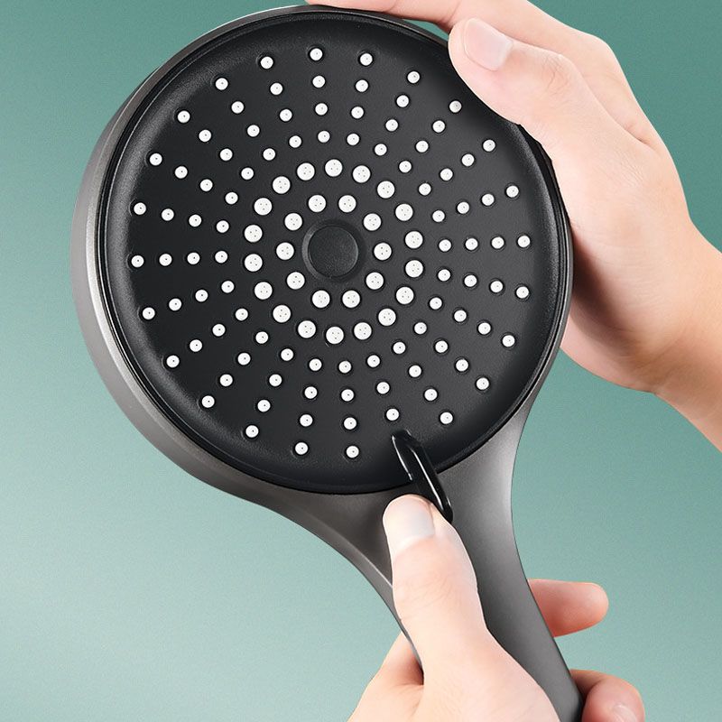 Plastic Hand Shower Round Handheld Shower Head with Self-Cleaning Clearhalo 'Bathroom Remodel & Bathroom Fixtures' 'Home Improvement' 'home_improvement' 'home_improvement_shower_heads' 'Shower Heads' 'shower_heads' 'Showers & Bathtubs Plumbing' 'Showers & Bathtubs' 1200x1200_b0da372c-68ff-429d-8be0-91f60aabd125