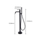 Floor Mounted Metal Freestanding Tub Filler One Handle Freestanding Faucet Clearhalo 'Bathroom Remodel & Bathroom Fixtures' 'Bathtub Faucets' 'bathtub_faucets' 'Home Improvement' 'home_improvement' 'home_improvement_bathtub_faucets' 1200x1200_b1132a0c-08b6-4358-bc18-b3630852f331