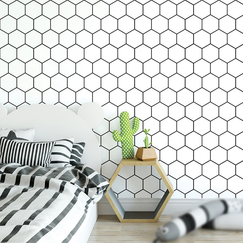 Peel and Stick Tiles Hexagonal Plastic Waterproof Peel & Stick Tile for Shower 2-Pack Clearhalo 'Flooring 'Home Improvement' 'home_improvement' 'home_improvement_peel_stick_blacksplash' 'Peel & Stick Backsplash Tile' 'peel_stick_blacksplash' 'Walls & Ceilings' Walls and Ceiling' 1200x1200_b136576a-9161-467a-899f-29981b3fc037