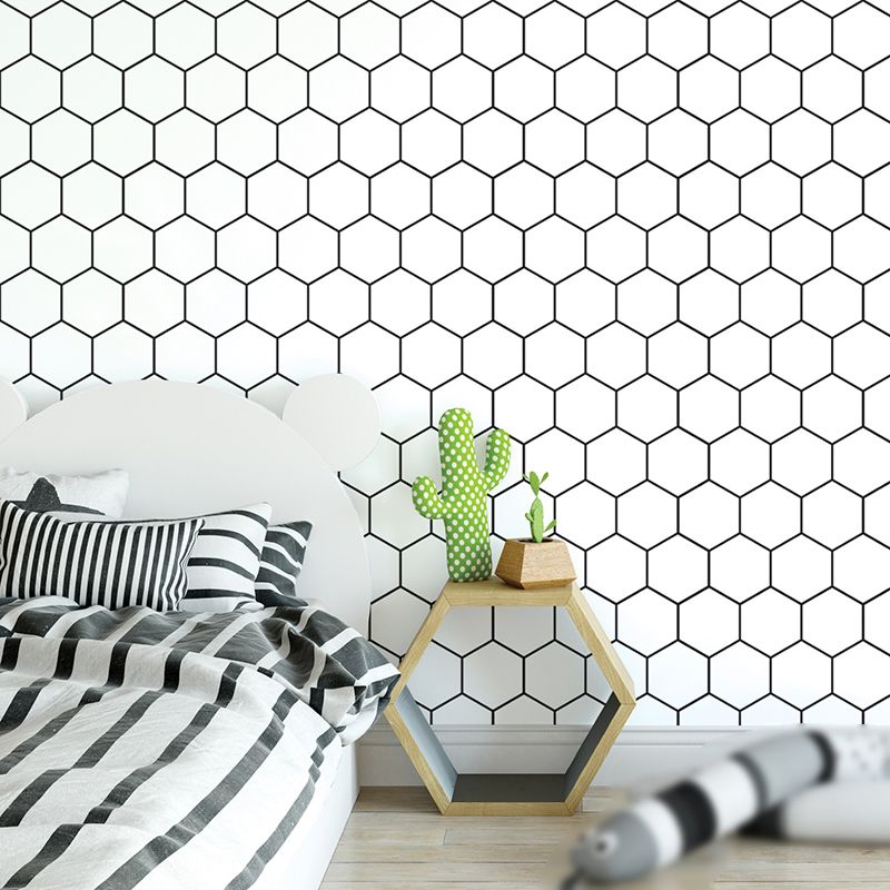 Peel and Stick Tiles Hexagonal Plastic Waterproof Peel & Stick Tile for Shower 2-Pack Clearhalo 'Flooring 'Home Improvement' 'home_improvement' 'home_improvement_peel_stick_blacksplash' 'Peel & Stick Backsplash Tile' 'peel_stick_blacksplash' 'Walls & Ceilings' Walls and Ceiling' 1200x1200_b136576a-9161-467a-899f-29981b3fc037