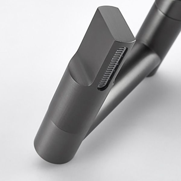 Contemporary Pull down Single Rotary Switch Kitchen Faucet Low Profile Faucet Clearhalo 'Home Improvement' 'home_improvement' 'home_improvement_kitchen_faucets' 'Kitchen Faucets' 'Kitchen Remodel & Kitchen Fixtures' 'Kitchen Sinks & Faucet Components' 'kitchen_faucets' 1200x1200_b13edfd0-826f-4300-89ca-dfa89032d603