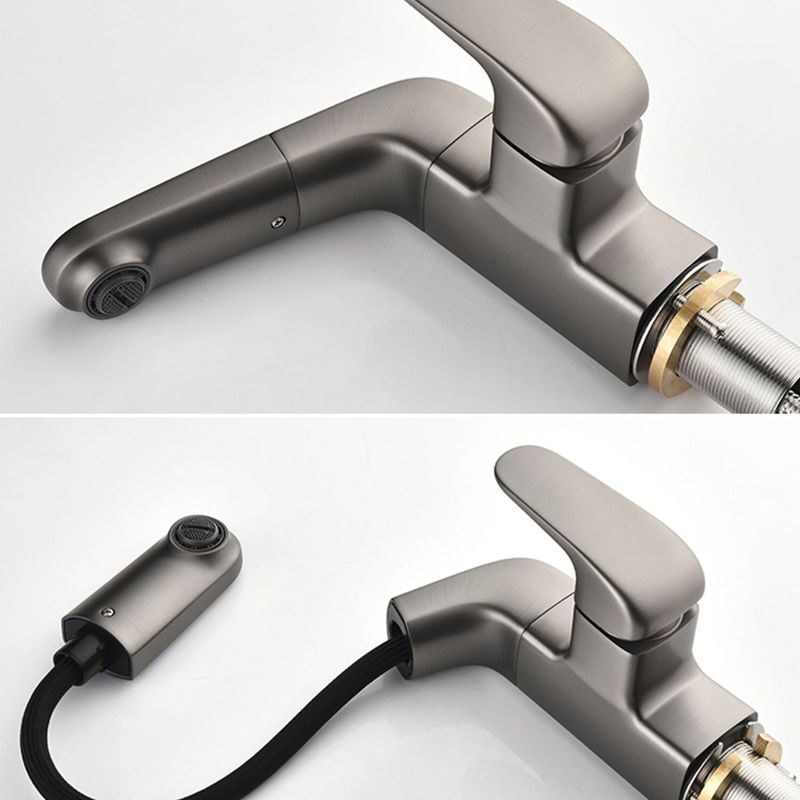 Modern Faucets 1-Handle and 1-Hole Single Level Low Profile Bar Faucet Clearhalo 'Home Improvement' 'home_improvement' 'home_improvement_kitchen_faucets' 'Kitchen Faucets' 'Kitchen Remodel & Kitchen Fixtures' 'Kitchen Sinks & Faucet Components' 'kitchen_faucets' 1200x1200_b13f9395-956d-4c83-9f44-2f1328d97094