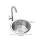 Round Kitchen Sink Stainless Steel Drop-In Basket Strainer Kitchen Sink with Faucet Clearhalo 'Home Improvement' 'home_improvement' 'home_improvement_kitchen_sinks' 'Kitchen Remodel & Kitchen Fixtures' 'Kitchen Sinks & Faucet Components' 'Kitchen Sinks' 'kitchen_sinks' 1200x1200_b15a83e3-7ab0-4f64-a2dd-ac67f1d62d71