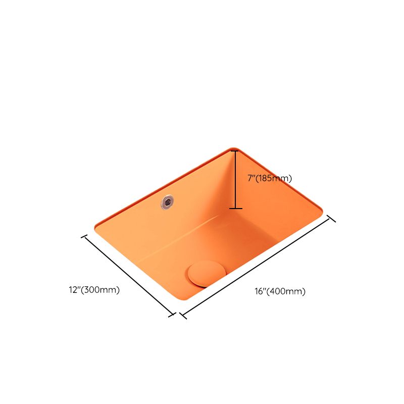 Modern Undermount Vanity Sink Rectangular Porcelain with Overflow Bathroom Sink Clearhalo 'Bathroom Remodel & Bathroom Fixtures' 'Bathroom Sinks & Faucet Components' 'Bathroom Sinks' 'bathroom_sink' 'Home Improvement' 'home_improvement' 'home_improvement_bathroom_sink' 1200x1200_b1627df3-88d0-4844-ad4e-5cc7605317b6