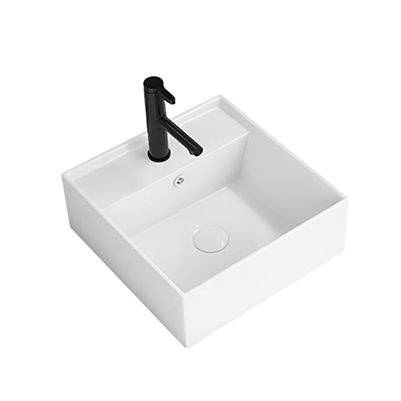 White Trough Bathroom Sink Rectangle Ceramic Trough Bathroom Sink Clearhalo 'Bathroom Remodel & Bathroom Fixtures' 'Bathroom Sinks & Faucet Components' 'Bathroom Sinks' 'bathroom_sink' 'Home Improvement' 'home_improvement' 'home_improvement_bathroom_sink' 1200x1200_b16fdb07-60de-4d8a-8fb1-ead578cb9dc4