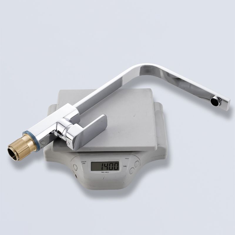 Modern Kitchen Sink Faucet 304 Stainless Steel with Handles and Supply Lines Pot Filler Clearhalo 'Home Improvement' 'home_improvement' 'home_improvement_kitchen_faucets' 'Kitchen Faucets' 'Kitchen Remodel & Kitchen Fixtures' 'Kitchen Sinks & Faucet Components' 'kitchen_faucets' 1200x1200_b1b31c94-9aab-4c77-80e7-9c5817aed9a0