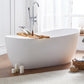 Modern Stone Freestanding Oval Tub Soaking 25.2-inch Tall White Bathtub(Board not Include) Clearhalo 'Bathroom Remodel & Bathroom Fixtures' 'Bathtubs' 'Home Improvement' 'home_improvement' 'home_improvement_bathtubs' 'Showers & Bathtubs' 1200x1200_b1b3f221-7d46-4d30-b24e-93625d0a70fb