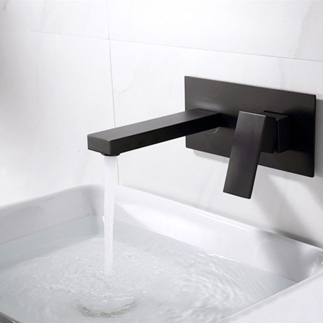 Modern Wall Mounted Faucets Copper Widespread Wall Mounted Bathroom Sink Faucet Clearhalo 'Bathroom Remodel & Bathroom Fixtures' 'Bathroom Sink Faucets' 'Bathroom Sinks & Faucet Components' 'bathroom_sink_faucets' 'Home Improvement' 'home_improvement' 'home_improvement_bathroom_sink_faucets' 1200x1200_b1ca31c9-2fd7-43b0-8611-113c66d3d5b6