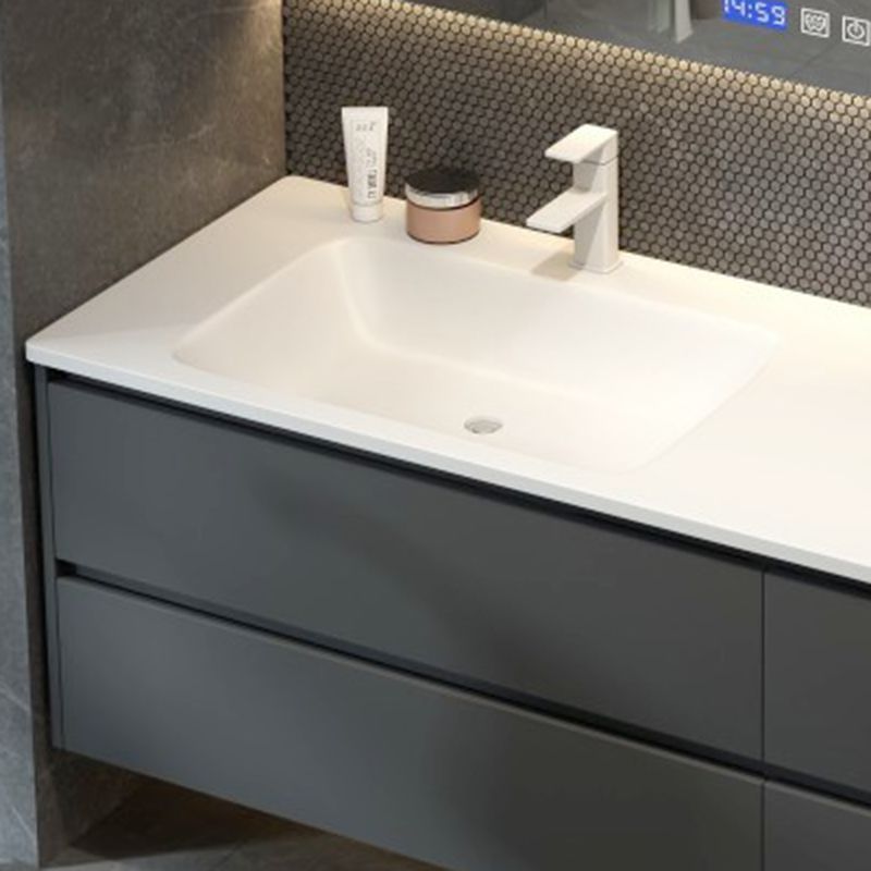 Wall Mount Sink Included Sink Vanity with Mirror Faucet for Bathroom Clearhalo 'Bathroom Remodel & Bathroom Fixtures' 'Bathroom Vanities' 'bathroom_vanities' 'Home Improvement' 'home_improvement' 'home_improvement_bathroom_vanities' 1200x1200_b1cf03a4-2ff3-48d6-b490-45e866ab7174