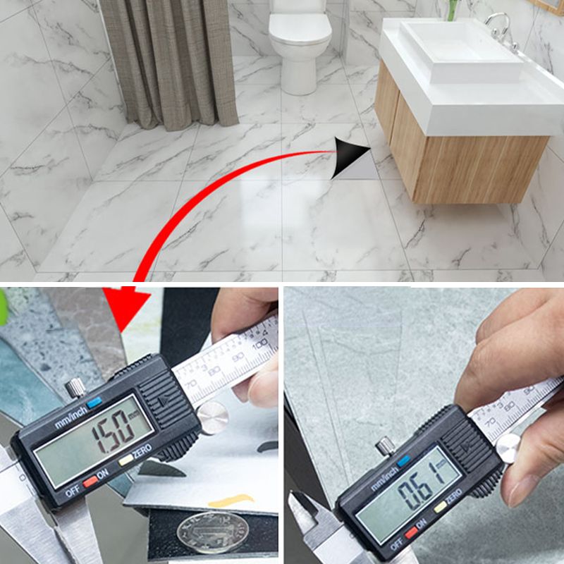 Modern Tile Flooring PVC Peel and Stick Marble Look Mildew Resistant Vinyl Tile Clearhalo 'Flooring 'Home Improvement' 'home_improvement' 'home_improvement_vinyl_flooring' 'Vinyl Flooring' 'vinyl_flooring' Walls and Ceiling' 1200x1200_b1d90857-fabf-4054-8f0f-8523db801e60