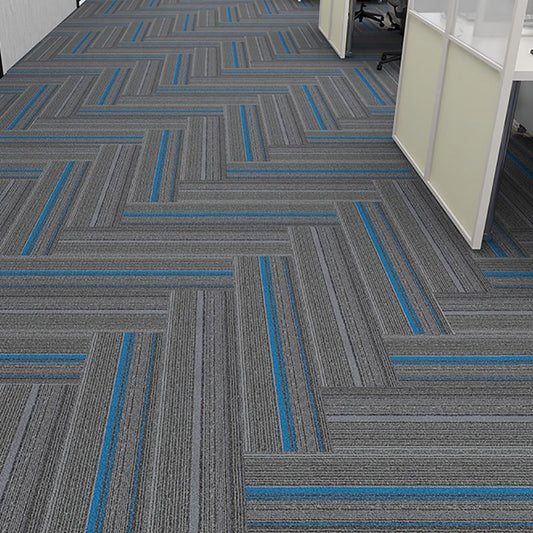 Modern Carpet Tiles Level Loop Glue Down Fade Resistant Carpet Tile Clearhalo 'Carpet Tiles & Carpet Squares' 'carpet_tiles_carpet_squares' 'Flooring 'Home Improvement' 'home_improvement' 'home_improvement_carpet_tiles_carpet_squares' Walls and Ceiling' 1200x1200_b1e397d2-06a0-477a-aee8-78f5f80af459