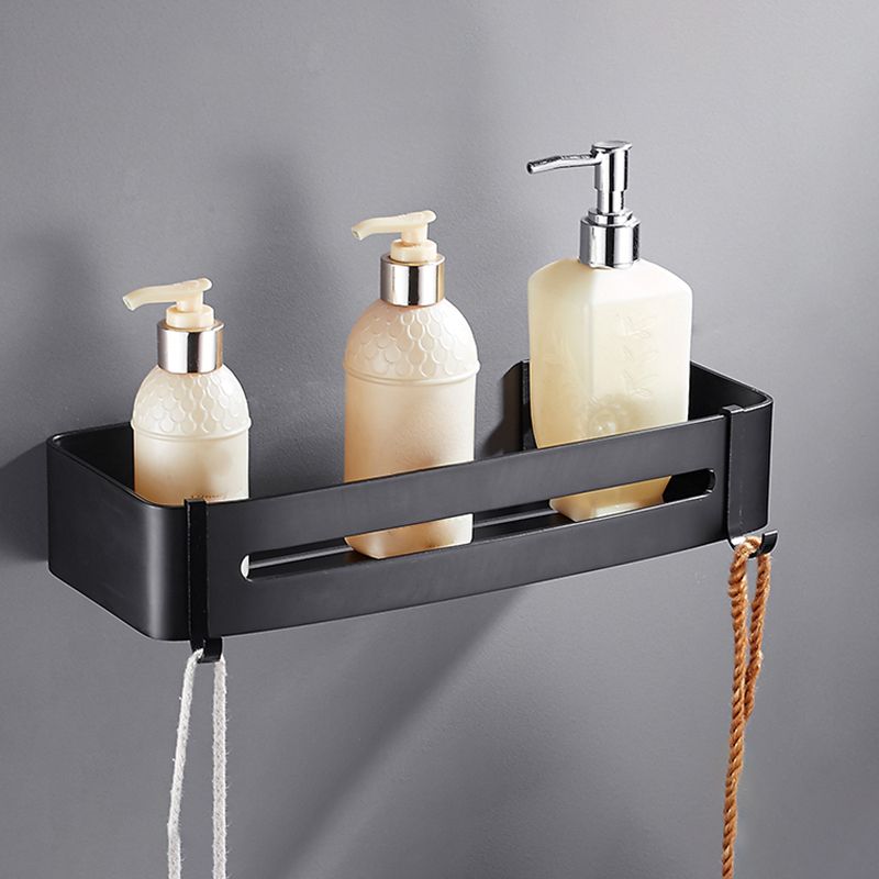 Matte Black Modern Bathroom Accessory Set, Set of 3, Bath Shelf Clearhalo 'Bathroom Hardware Sets' 'Bathroom Hardware' 'Bathroom Remodel & Bathroom Fixtures' 'bathroom_hardware_sets' 'Home Improvement' 'home_improvement' 'home_improvement_bathroom_hardware_sets' 1200x1200_b1e8f4ff-43b6-4b05-94c6-6a8616b7f0d1