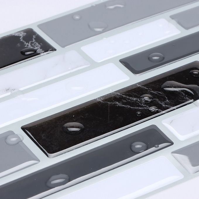 Plastic Peel & Stick Subway Tile Modern Simple Subway Tile Wallpaper Clearhalo 'Flooring 'Home Improvement' 'home_improvement' 'home_improvement_peel_stick_blacksplash' 'Peel & Stick Backsplash Tile' 'peel_stick_blacksplash' 'Walls & Ceilings' Walls and Ceiling' 1200x1200_b1f948ca-6806-482f-901e-ff1397b7deae