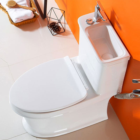 Modern Ceramic Flush Toilet One Piece White Toilet Bowl for Washroom Clearhalo 'Bathroom Remodel & Bathroom Fixtures' 'Home Improvement' 'home_improvement' 'home_improvement_toilets' 'Toilets & Bidets' 'Toilets' 1200x1200_b20bd143-10a0-497c-96ab-a203d9391649