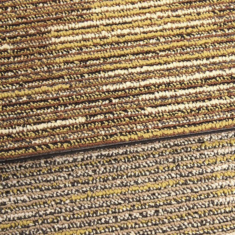 Carpet Tile Fade Resistant Non-Skid Striped Loose Lay Carpet Tile Living Room Clearhalo 'Carpet Tiles & Carpet Squares' 'carpet_tiles_carpet_squares' 'Flooring 'Home Improvement' 'home_improvement' 'home_improvement_carpet_tiles_carpet_squares' Walls and Ceiling' 1200x1200_b2501b1c-14d6-473a-9ac7-4d010aec947d