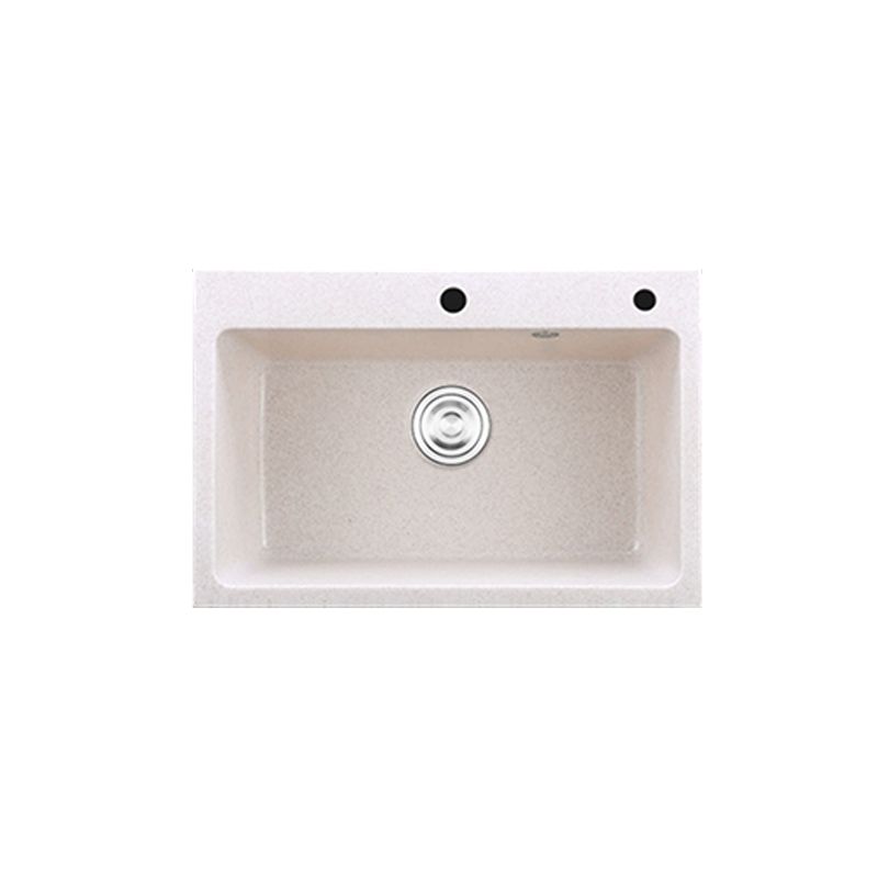 Single Bowl Kitchen Sink Quartz Modern Kitchen Sink with Strainer Clearhalo 'Home Improvement' 'home_improvement' 'home_improvement_kitchen_sinks' 'Kitchen Remodel & Kitchen Fixtures' 'Kitchen Sinks & Faucet Components' 'Kitchen Sinks' 'kitchen_sinks' 1200x1200_b268ae53-88df-47f4-afad-d03abe99ad94