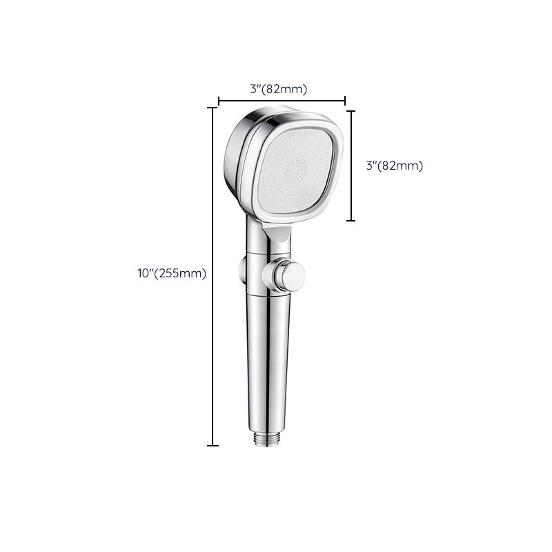 Shower Head Bathroom Square Controlled Brass Handheld Shower Head Clearhalo 'Bathroom Remodel & Bathroom Fixtures' 'Home Improvement' 'home_improvement' 'home_improvement_shower_heads' 'Shower Heads' 'shower_heads' 'Showers & Bathtubs Plumbing' 'Showers & Bathtubs' 1200x1200_b2710b8d-e305-4260-96bd-76ec83faba5c