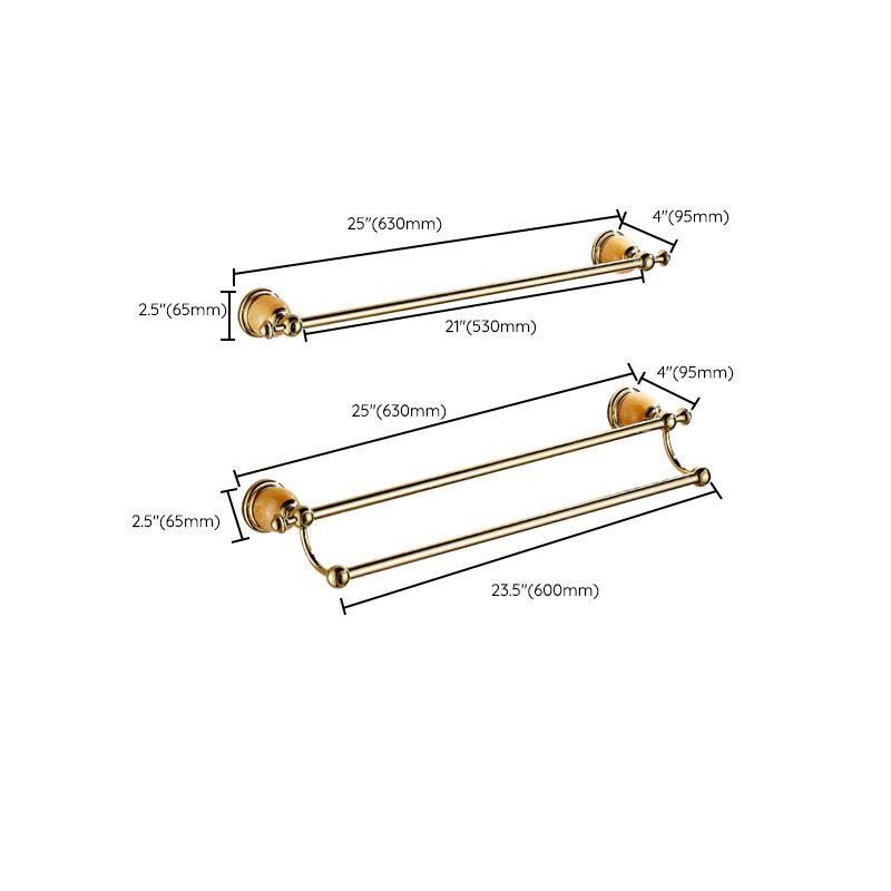 Polished Gold Bathroom Set Metal Bathroom Accessories Hardware Set Clearhalo 'Bathroom Hardware Sets' 'Bathroom Hardware' 'Bathroom Remodel & Bathroom Fixtures' 'bathroom_hardware_sets' 'Home Improvement' 'home_improvement' 'home_improvement_bathroom_hardware_sets' 1200x1200_b28e12b6-db79-48bf-9e03-6f828476b518