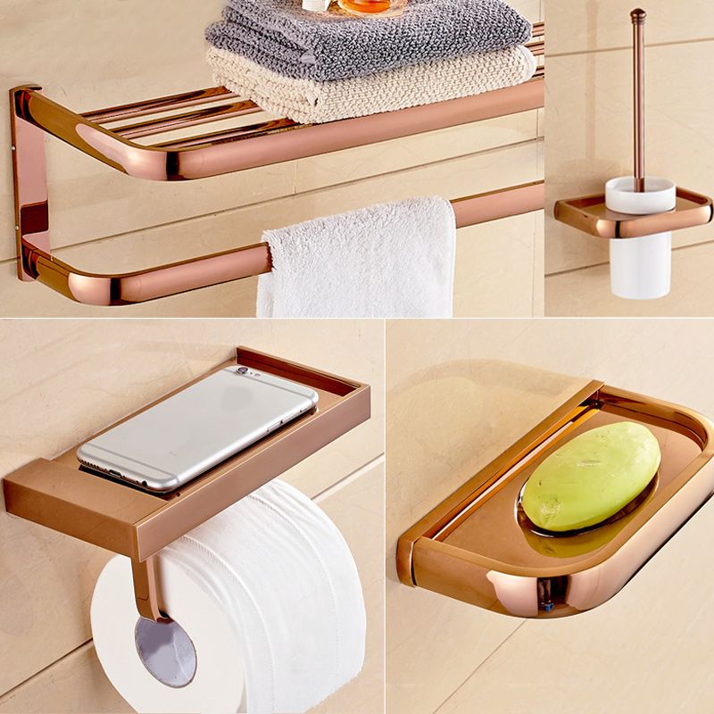 6 Piece Bathroom Accessory Set Vintage Brass Bath Hardware Set Clearhalo 'Bathroom Hardware Sets' 'Bathroom Hardware' 'Bathroom Remodel & Bathroom Fixtures' 'bathroom_hardware_sets' 'Home Improvement' 'home_improvement' 'home_improvement_bathroom_hardware_sets' 1200x1200_b2ca8237-6dcb-4d4d-a050-789d8f08c295