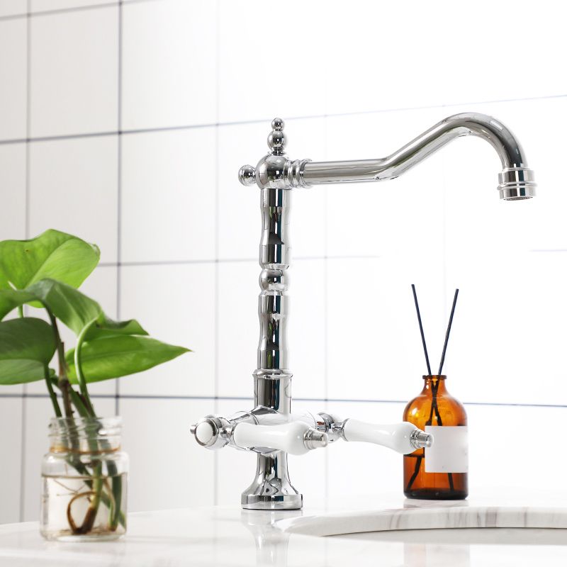 Industrial Wide Spread Bathroom Faucet Lever Handles Lavatory Faucet Clearhalo 'Bathroom Remodel & Bathroom Fixtures' 'Bathroom Sink Faucets' 'Bathroom Sinks & Faucet Components' 'bathroom_sink_faucets' 'Home Improvement' 'home_improvement' 'home_improvement_bathroom_sink_faucets' 1200x1200_b2d055d5-6c3d-4f7b-be2c-81191c859e7d