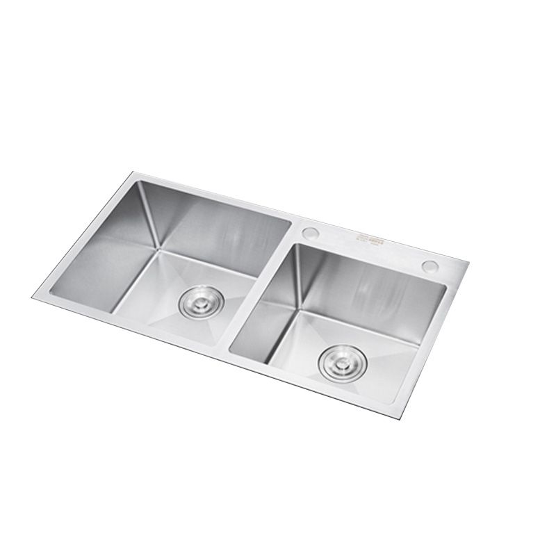 Contemporary Kitchen Sink Stainless Steel Drain Assembly Kitchen Sink Clearhalo 'Home Improvement' 'home_improvement' 'home_improvement_kitchen_sinks' 'Kitchen Remodel & Kitchen Fixtures' 'Kitchen Sinks & Faucet Components' 'Kitchen Sinks' 'kitchen_sinks' 1200x1200_b2da5c4c-5b8b-4611-a619-b40aa92f6548