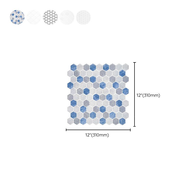 Polygon Metal Peel and Stick Backsplash Tile PVC Peel and Stick Tile for Kitchen Clearhalo 'Flooring 'Home Improvement' 'home_improvement' 'home_improvement_peel_stick_blacksplash' 'Peel & Stick Backsplash Tile' 'peel_stick_blacksplash' 'Walls & Ceilings' Walls and Ceiling' 1200x1200_b2de7df3-d715-4e39-a927-7b2200cd0666